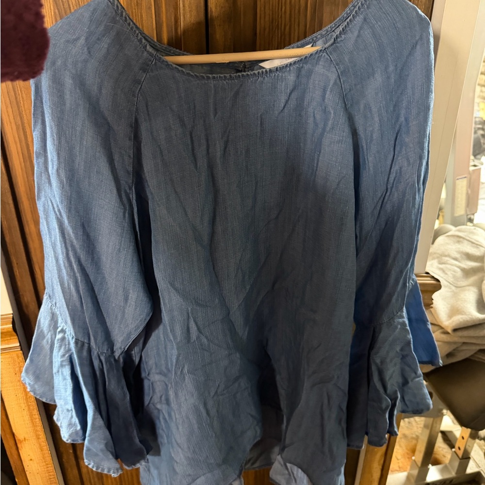 Denim Blue Women's Top